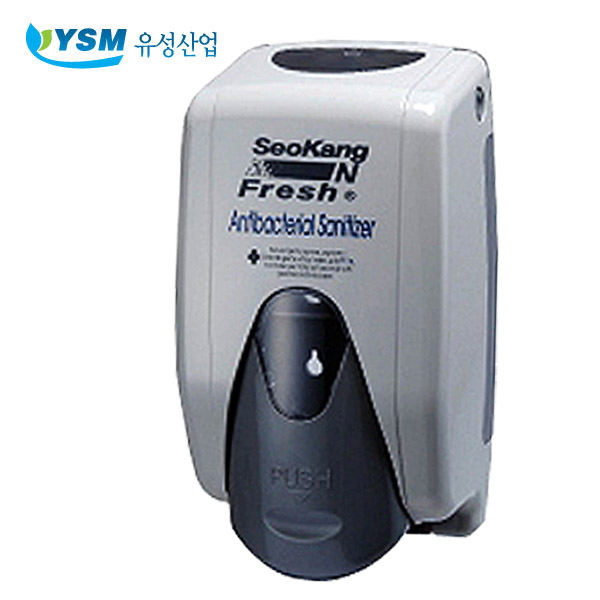 손소독기 디스펜서 업소용 화장실 학교 수동 유성산업 YSM-621A + 젤손소독제 1BOX